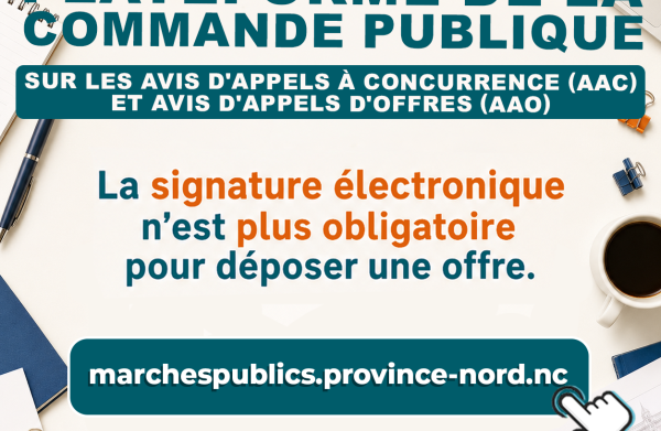 Communiqué commande publique 3 août 2026