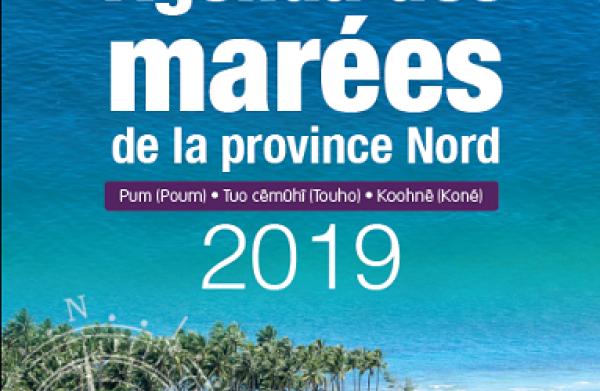 Agenda des marées 2019 Province Nord
