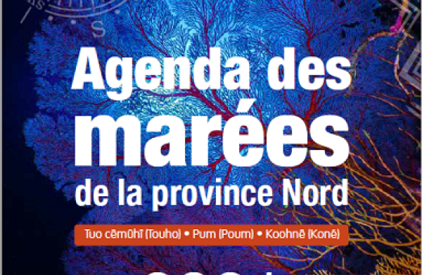 Agenda des marées 2021 Province Nord