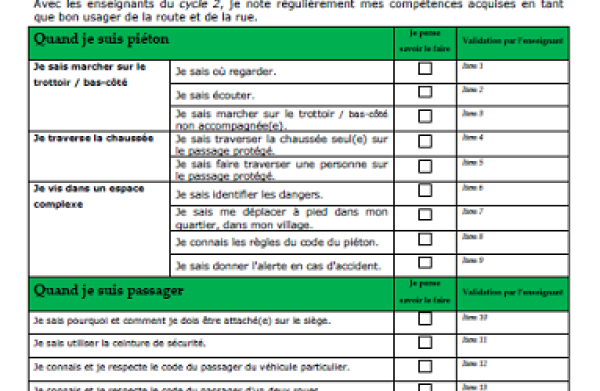 APER feuille de positionnement Province Nord