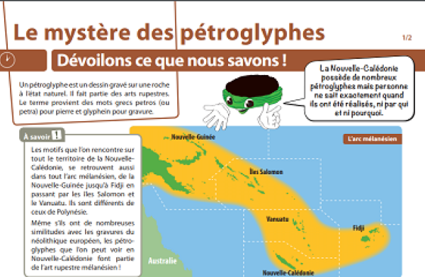 Pétroglyphe province nord