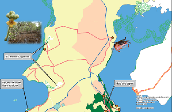 Plan presqu'île Pindai Province Nord