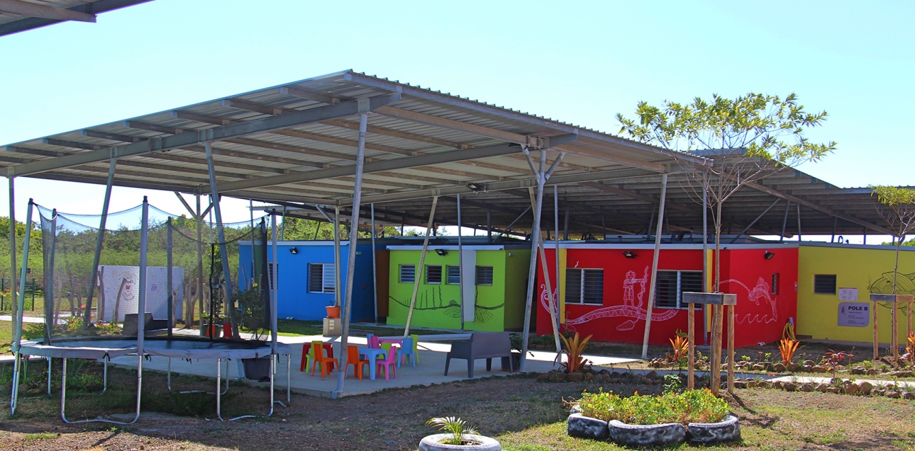 Maison de l'Enfance de la Côte Ouest Espace détente Koohnê (Koné). JM.Thihmana.Oct 2017