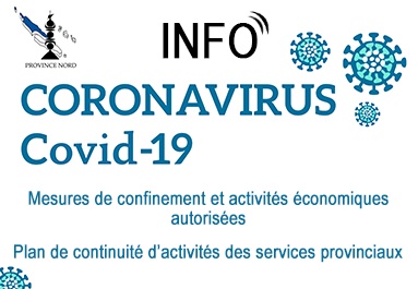Coronavirus Covid-19 Province Nord