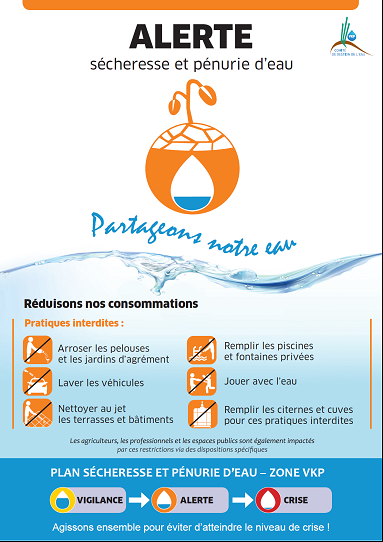 Alerte sécheresse et pénurie d'eau