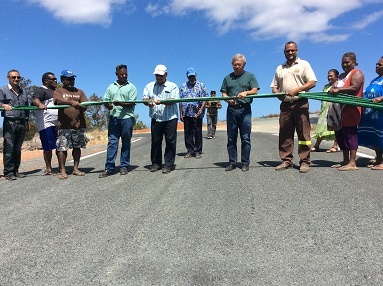 photo inauguration RPN9 col d'Arama