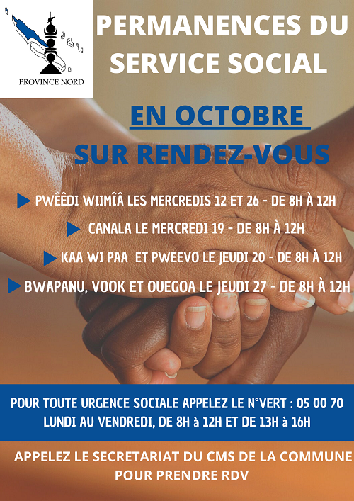 Permanences service social octobre 2022