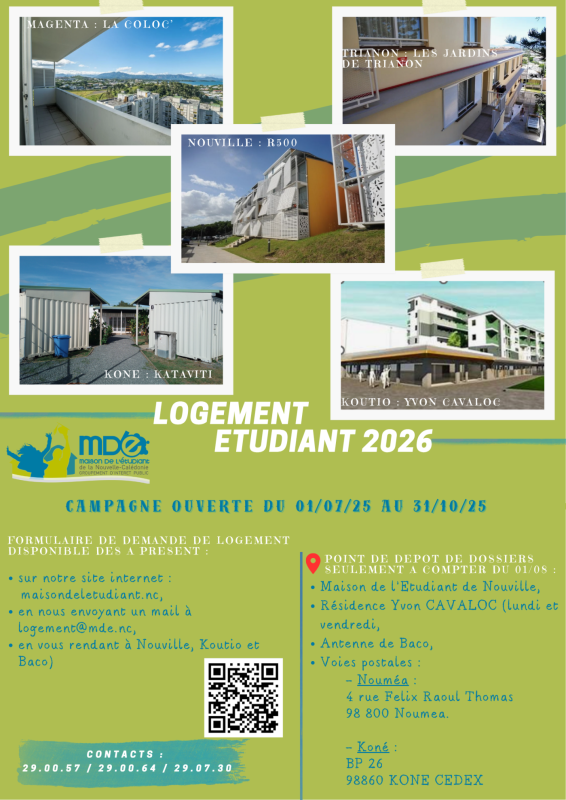 Affiche campagne logement MDE 2026