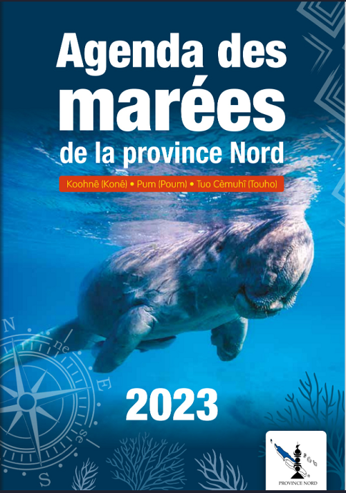 agenda des marées province Nord 2023