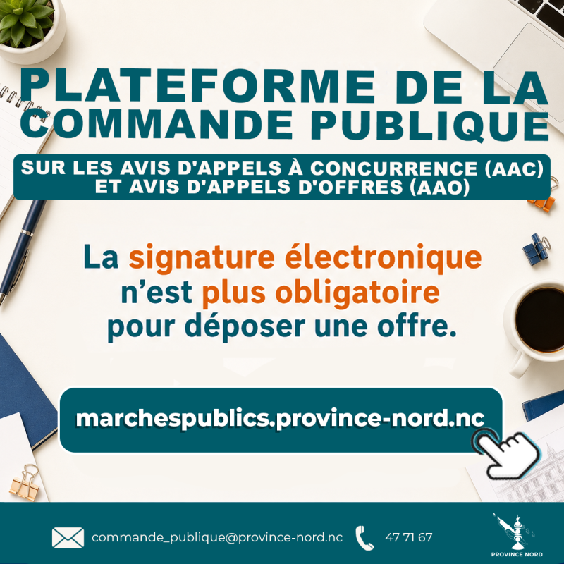 Communiqué commande publique 3 août 2026