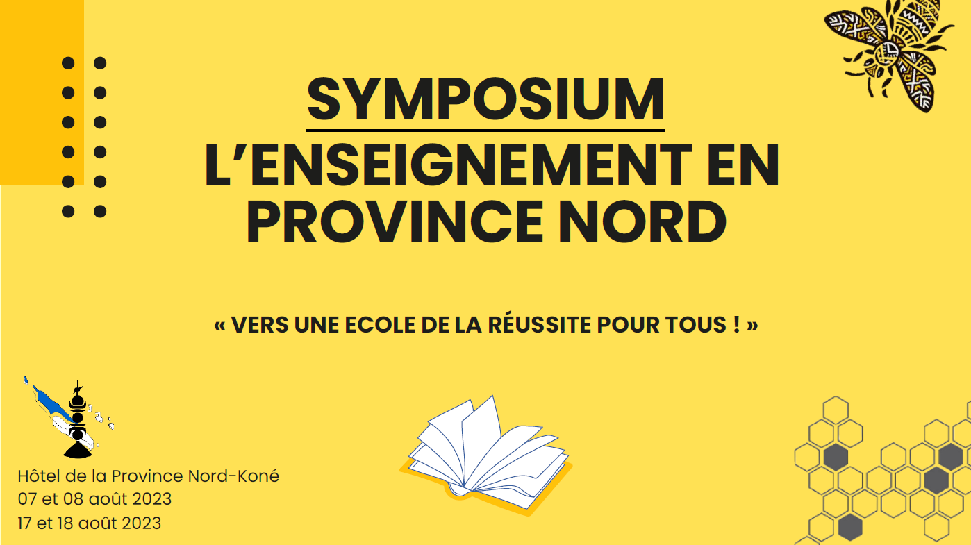 Symposium de l'enseignement en province Nord 