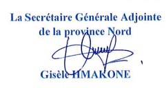 signature Gisèle Hmakone 