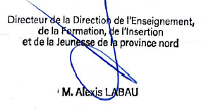 Signature Alexis LABAU