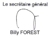 Signature Billy Forest