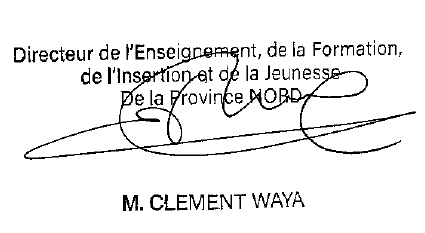 Signature Clément Waya
