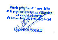 signature Lusia Rousseau