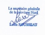 Signature Lusia Rousseau