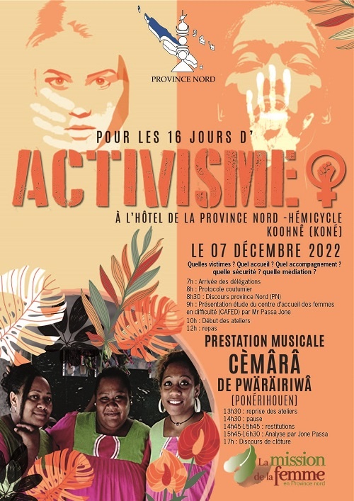 16 jours d'activisme Koonhê province Nord