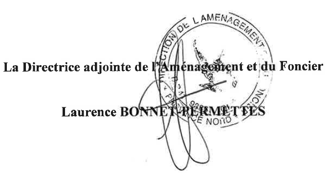 Madame Laurence BONNET-PERMETTES, la Directrice adjointe de l'Aménagement et du Foncier