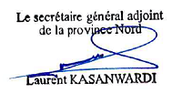 Signature Laurent Kasanwardi