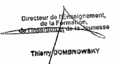 Signature T. Dombrowsky