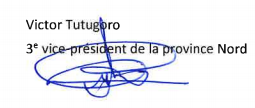 Signature Victor Tutugoro